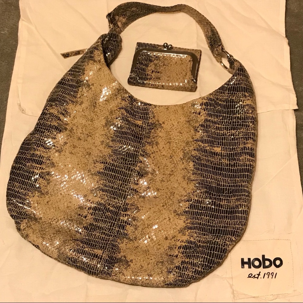 AUTHENTIC HOBO Gabor Style Shoulder Bag & Wallet